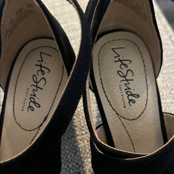 Life Stride Allison Strappy Dress Sandals Black size 7.5 NWOT - Picture 4 of 10